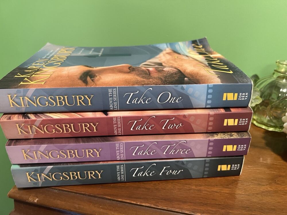 Karen Kingsbury Above The Line 1 2 3 4 Complete Series Lot